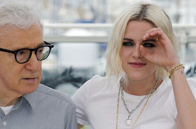 Đạo diễn Woody Allen và Kristen Stewart -Ảnh:Reuters.