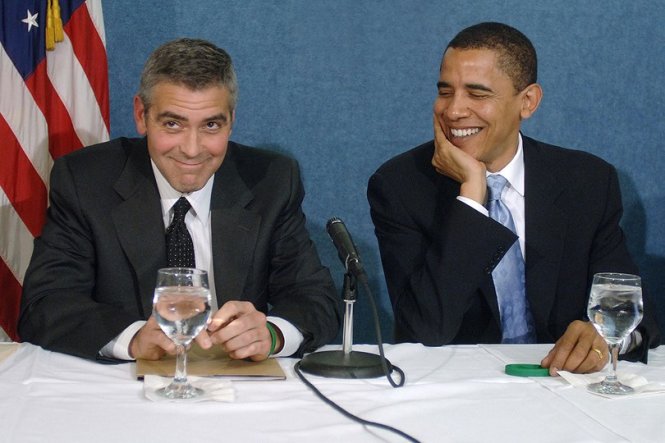 George Clooney và Obama