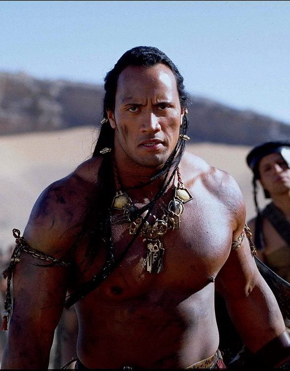 Vai diễn trong The Scorpion King giúp Dwayne Johnson trở thành ngôi sao hành đng Hollywood. Ảnh