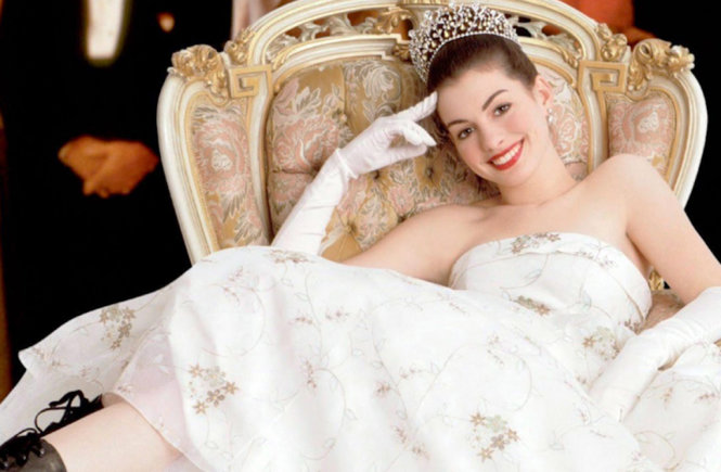 Vai diễn khó quên của Hathaway trong The Princess Diaries