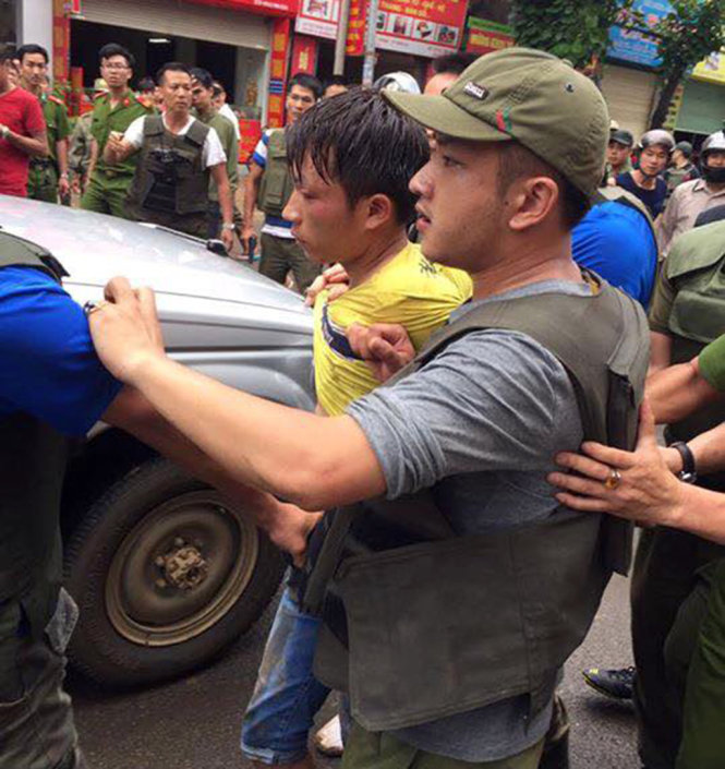 Bị can Hà Thanh Bình bị bắt giữ vào ngày 31-5 sau 24 giờ lẩn trốn - Ảnh: Công an tỉnh Sơn La