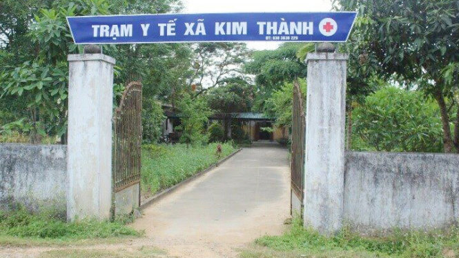 Trạm y tế xã Kim Thành, huyện Yên Thành, Nghệ An - Ảnh: VĂN NGUYỄN