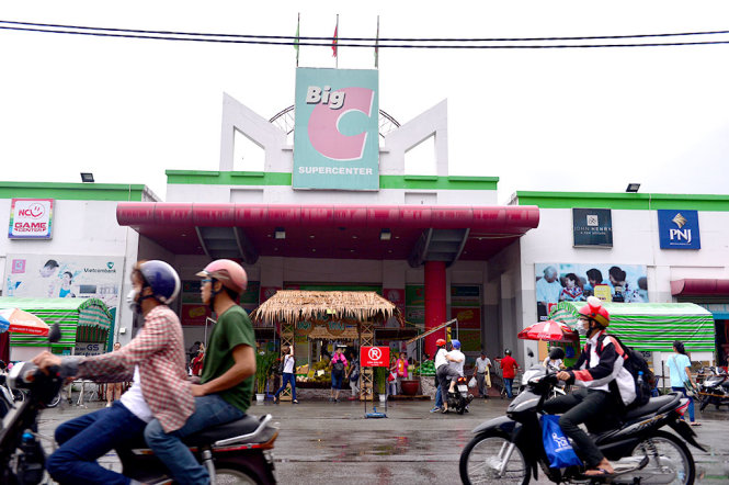 Siêu thị Big C trên đường Hoàng Văn Thụ, Q.Phú Nhuận, TP.HCM - Ảnh: QUANG ĐỊNH