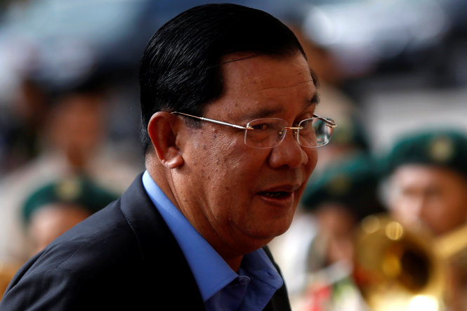 Ông Hun Sen khẳng định Campuchia giữ quan điểm trung lập trong vấn đề Biển Đông - Ảnh: Reuters