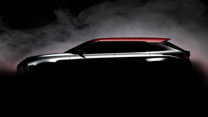 Hình ảnh đầu tiên được Mitsubishi hé lộ về siêu SUV coupé Ground Tourer Concept - Ảnh: Automotive News