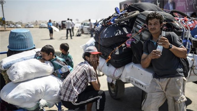 Hơn 1,7 triệu người Syria đã tị nạn sang Thổ Nhĩ Kỳ - Ảnh: AFP