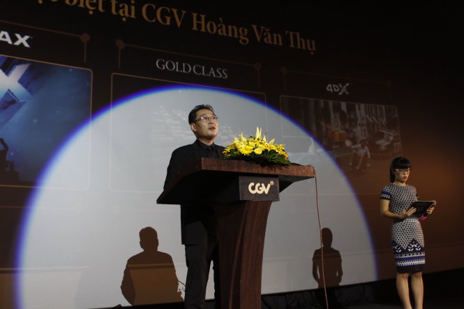 Ông Dong Won Kwak nhấn mạnh CGV Hoàng Văn Thụ 