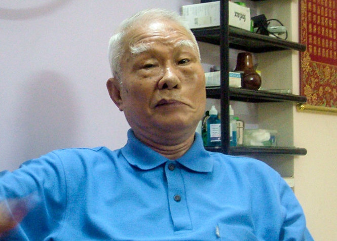Ông Trần Bạch Đằng (ảnh chụp tháng 7-2005) - Ảnh: Tự Trung