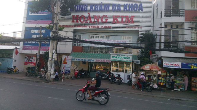 Cơ sở phòng khám Hoàng Kim ở đường 3-2 (quận Ninh Kiều, Cần Thơ)
