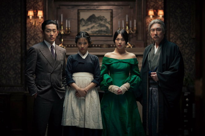 Bốn diễn viên chính trong phim Người hầu gái - Ảnh: koreanfilm.org