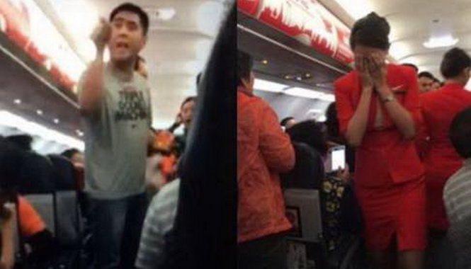 Trung Quốc đang soạn luật mới để chấn chỉnh hành khách sau nhiều vụ hành khách ẩu đả, tấn công tiếp viên trên máy bay... - Ảnh: South China Morning Post