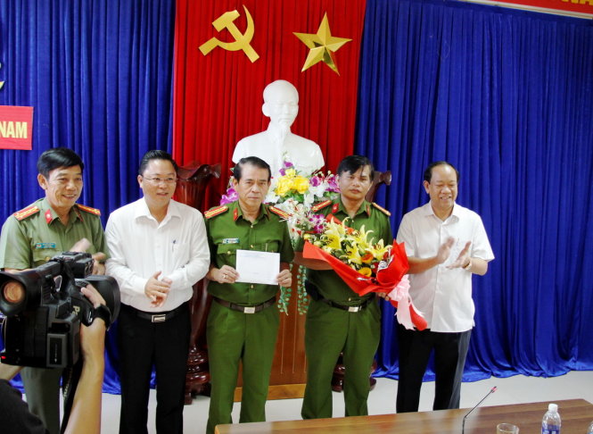UBND tỉnh Quảng Nam thưởng nóng cho lực lượng điều tra