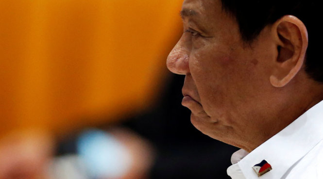 Tổng thống Philippines, ông Rodrigo Duterte - Ảnh: Reuters
