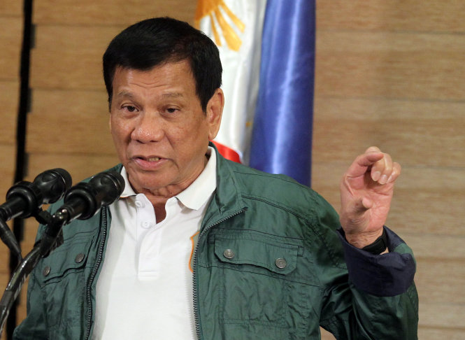 Tổng thống Philippines Duterte sắp công du nhiều nước châu Á - Ảnh: Reuters