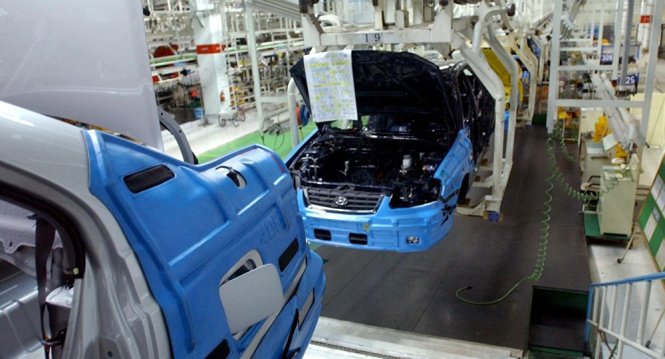 Trong hơn 1 thập kỷ, lần đầu tiên Hàn Quốc để mất vị trí thứ 5 trong lĩnh vực sản xuất ô tô của thế giới vào tay Ấn Độ - Ảnh: AFP