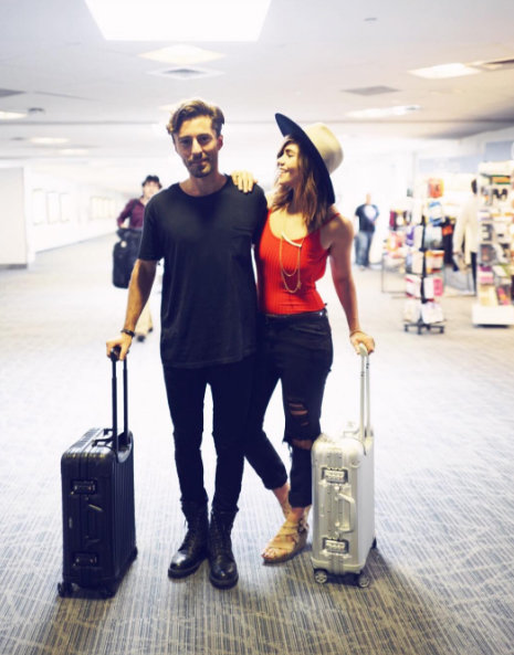 Amy Seder và Brandon Burkley đi du lịch cùng nhau
