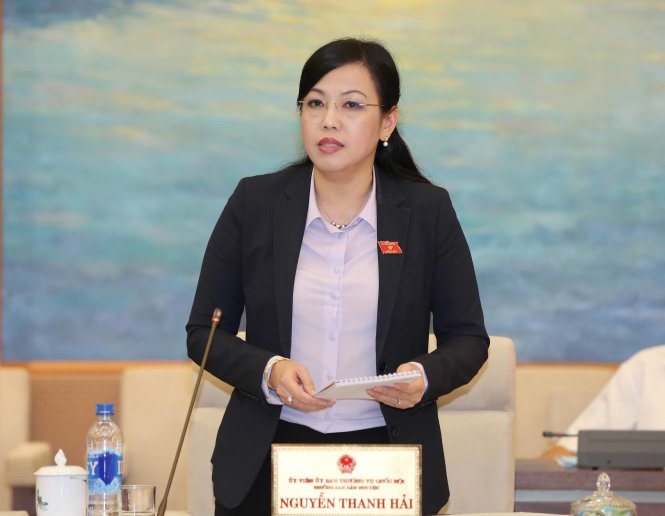 Trưởng Ban Dân nguyện Nguyễn Thanh Hải cho biết qua giám sát thì
thấy nhiều chủ tịch các cấp từ tỉnh, huyện, xã né trách nhiệm tiếp
công dân, không thực hiện đúng luật - Ảnh: TTXVN