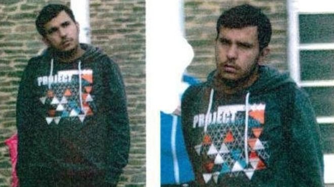 Cảnh sát công bố hình ảnh nghi can Jaber Albakr sau cuộc bố ráp căn hộ của y hôm 8-10 - Ảnh: AFP