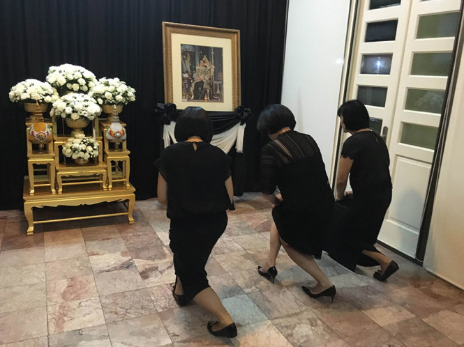 Người Thái trong nghi thức tưởng niệm vua
