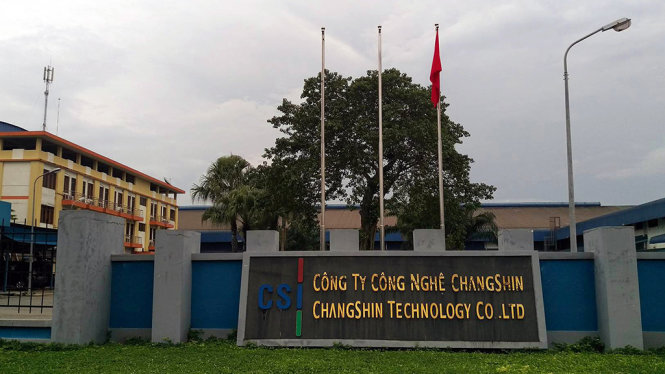 Công ty Công nghệ Changshin Việt Nam nơi xảy vụ việc - Ảnh: A.L