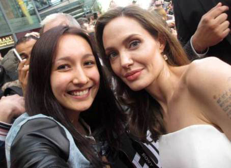 Anna Trương gặp Angelina Jolie tại Berlin (Đức)