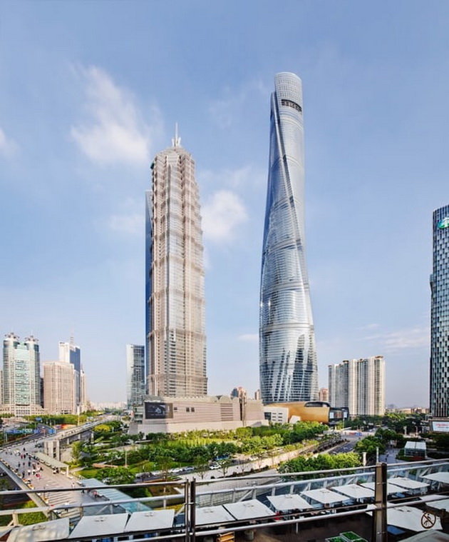 Tháp Thượng Hải với dạng xoắn ốc - Ảnh: newatlas.com
