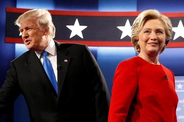 Hai ứng cử viên tổng thống đang dốc sức trong chặng đua cuối cùng trước ngày bầu cử chính thức 8-11 - Ảnh: Reuters