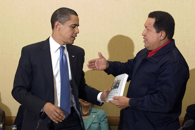 Hugo Chavez en avril 2009