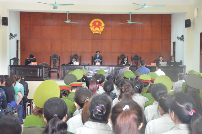 Toàn cảnh phiên tòa - Ảnh: Nguyễn Chiến