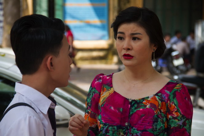 Diễn viên Kim Oanh trong phim Chiều ngang qua phố cũ -ảnh: VTV