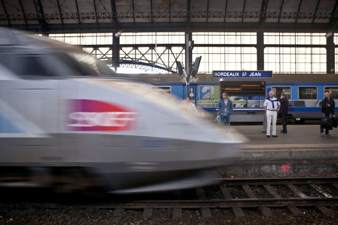 Tàu cao tốc TGV của Pháp - Ảnh: AFP