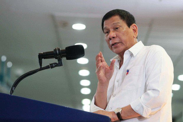 Tổng thống Philippines, Rodrigo Duterte - Ảnh: Inquirer