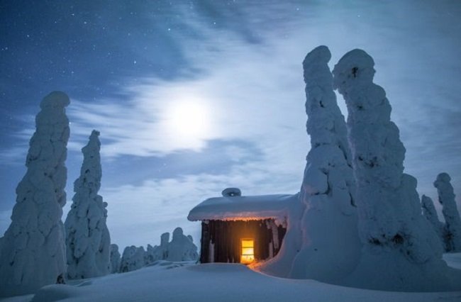 Lapland lạnh đến -50 vào mùa Giáng sinh