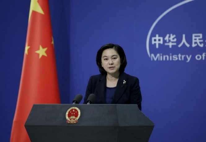 Người phát ngôn Bộ ngoại giao Trung Quốc Hoa Xuân Oánh - Ảnh: Reuters