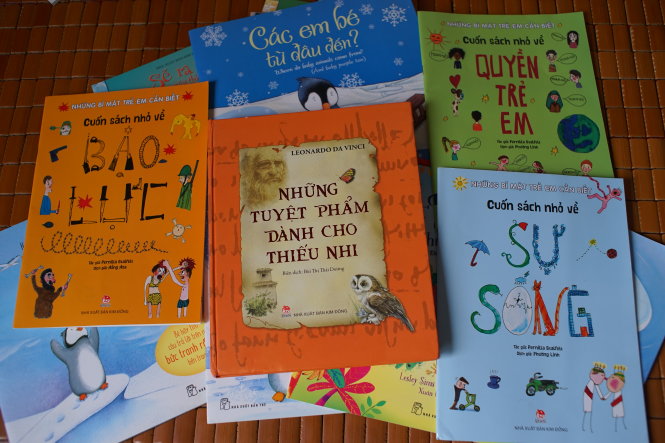 Những quyển sách thú vị cho con trẻ - Ảnh: MINH PHÚC