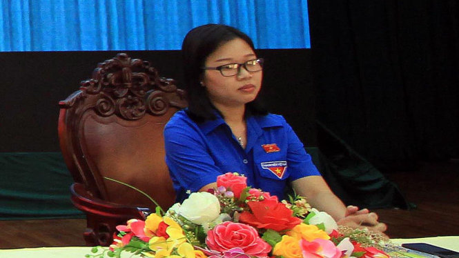Bà Trần Thị Vĩnh Nghi trong một lần tiếp xúc cử tri vì bà cũng là đại biểu Quốc hội thuộc đơn vị TP Cần Thơ - Ảnh: Chí Quốc