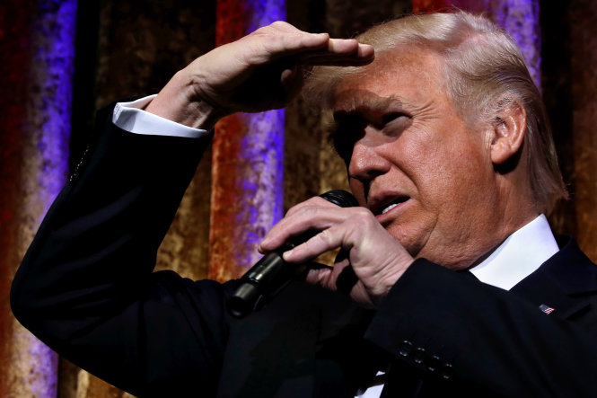 Ông Donald Trump đang có những ngày không yên ả trước khi nhậm chức - Ảnh: AFP