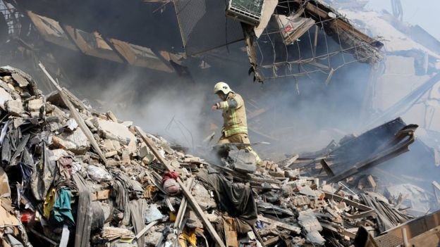 Sự cố khiến nhiều lính cứu hỏa thiệt mạng - Ảnh: AFP