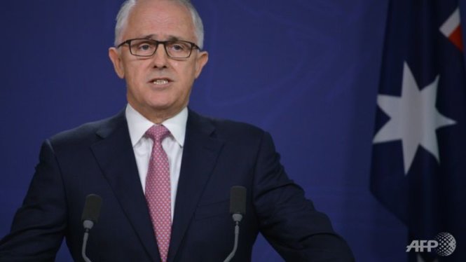 Thủ tướng Úc Malcolm Turnbull - Ảnh: AFP