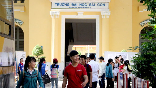 Trường ĐH Sài Gòn. Ảnh: M.G