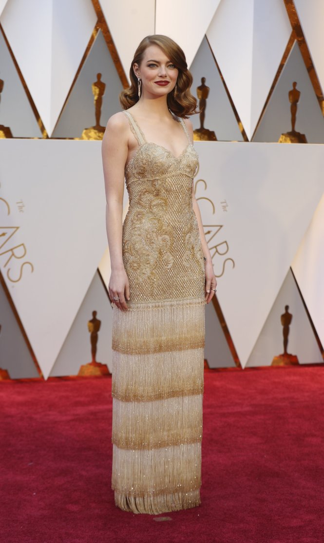 Nữ diễn viên Emma Stone được đề cử Oscar nữ chính với vai diễn trong phim La la land - Ảnh: Reuters
