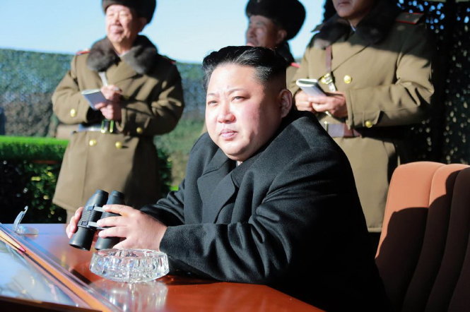 Lãnh đạo CHDCND Triều Tiên Kim Jong Un - Ảnh: AFP