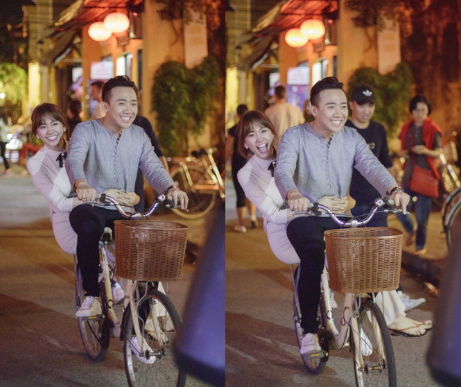 MV Từ giây phút đầu không có kỹ xảo hay thủ thuật gì, chỉ có những hình ảnh chân thật về những trải nghiệm ngọt ngào cùng nụ cười rạng rỡ sau ngày cưới của Hari Won và Trấn Thành - Ảnh: Bobo