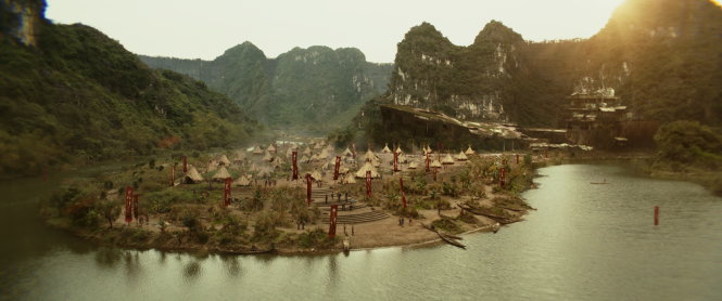 Khung cảnh Việt Nam quyến rũ trong phim Kong: Skull Island.  Phim khởi chiếu trên toàn quốc từ ngày 9-3 - Ảnh: CGV