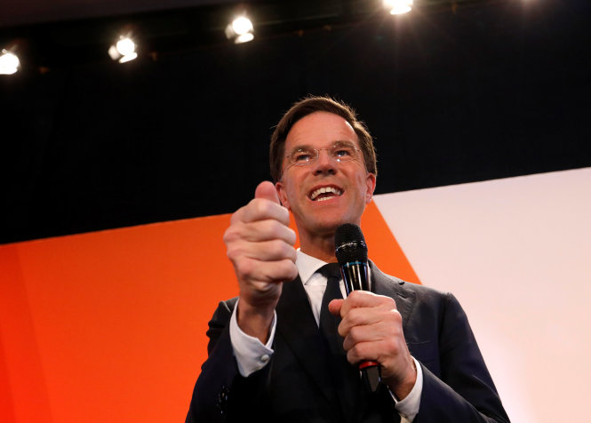Thủ tướng Hà Lan Mark Rutte - Ảnh: Reuters