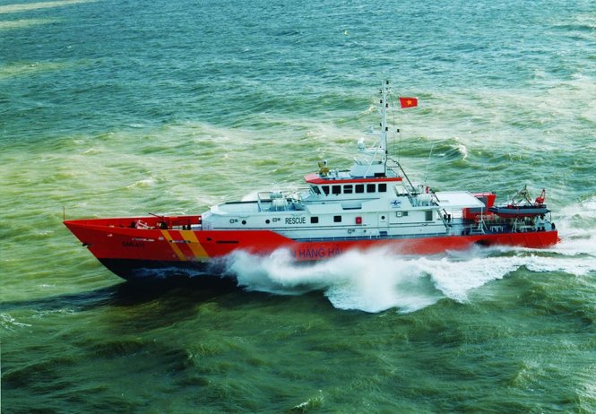Tàu cứu hộ cứu nạn SAR của Trung tâm phối hợp Tìm kiếm cứu nạn Hàng hải Việt Nam - Ảnh: Vietnam MRCC