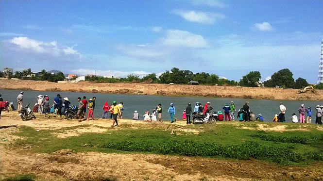 Bến thôn Thuận Hòa, nơi xảy ra tai nạn - Ảnh: CÔNG TÂM