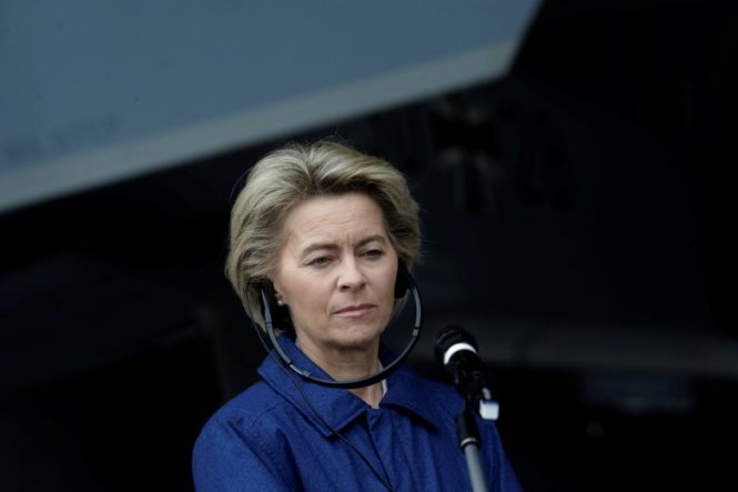 Bộ trưởng quốc phòng Đức, bà Ursula von der Leyen - Ảnh: Reuters