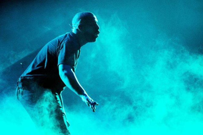 Ngôi sao nhạc hip-hop Drake - Ảnh: AFP