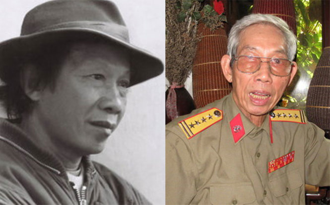 Nhà thơ Thu Bồn (trái) nhạc sĩ Thuận Yến - những tên tuổi “trượt” giải thưởng Hồ Chí Minh đang được xem xét lại - Ảnh tư liệu